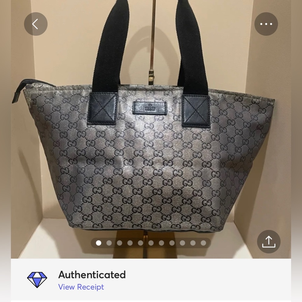 Gucci GG Crystal Shoulder Tote Bag